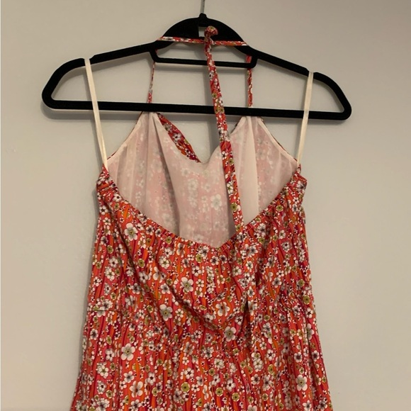 Liberty of London x Target Floral Halter Dress Spring Girly Multi-Color Medium - Picture 6 of 11